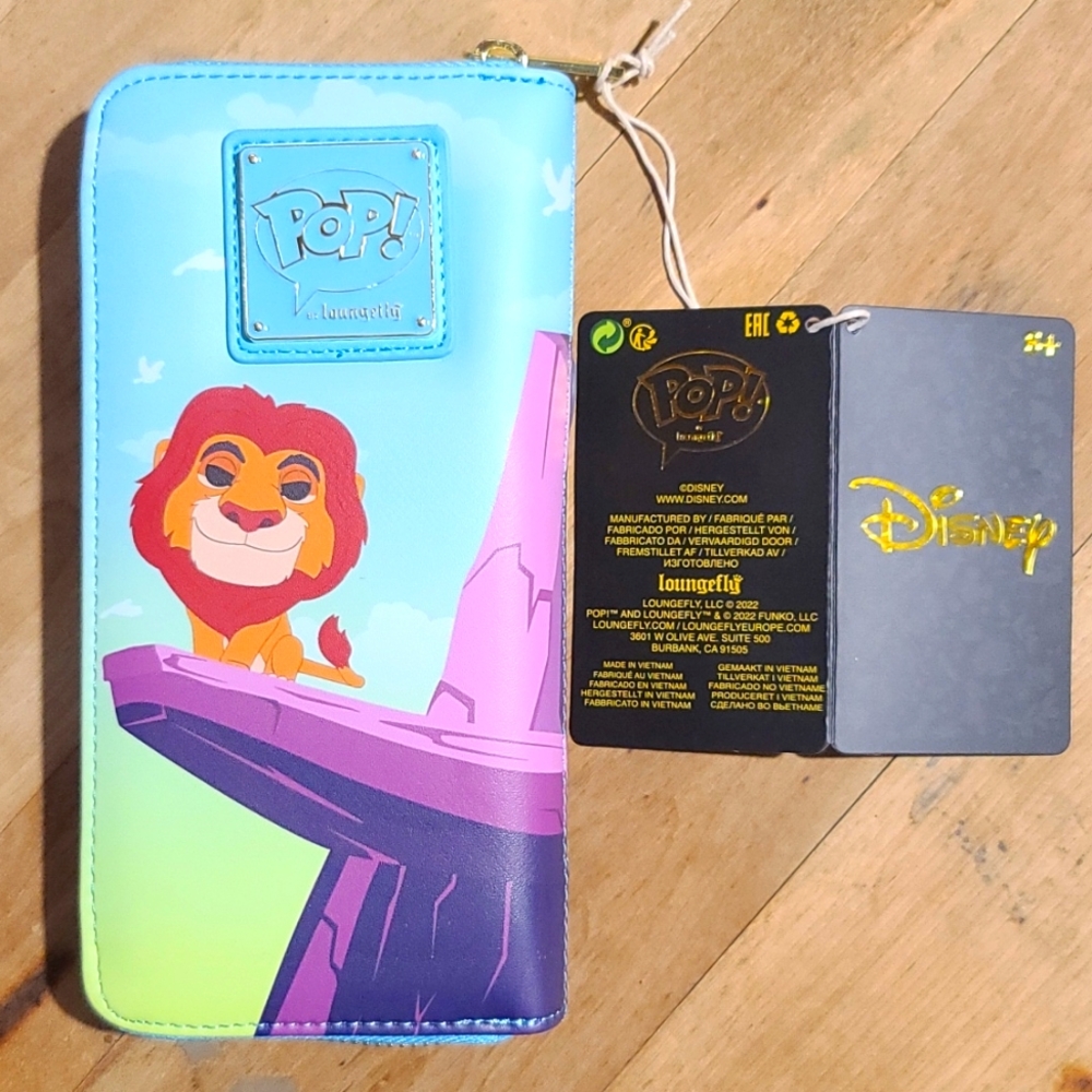 Loungefly Disney Funko Pop! The Lion King Pride Rock Zip Around Wallet